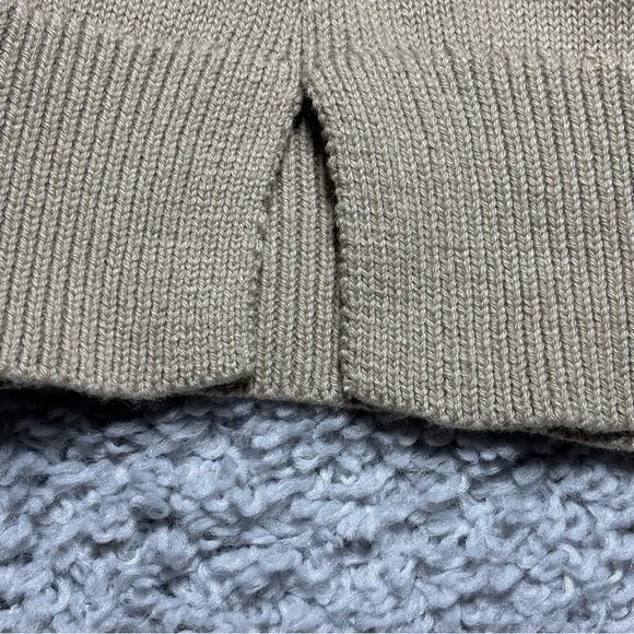 Vintage Norm Thompson Sweater Womens Extra Small Wool Fox Houndstooth Turtleneck - Picture 5 of 6